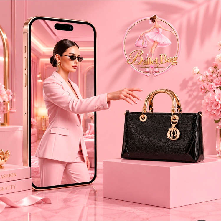 کیف مجلسی دستی دسته طلایی دیور Dior